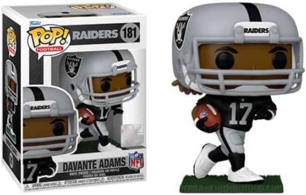 Detalle de Funko Pop! NFL Raiders 72243 – winylowa figurka Davante Adamsa