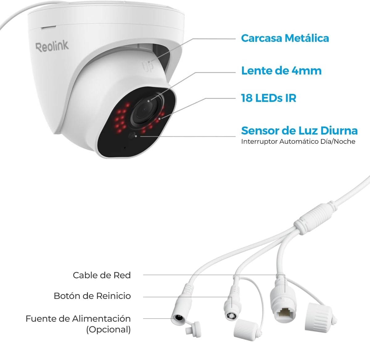 Thumbnail 6 de Reolink RLC-520A 5MP PoE Cámara Exterior