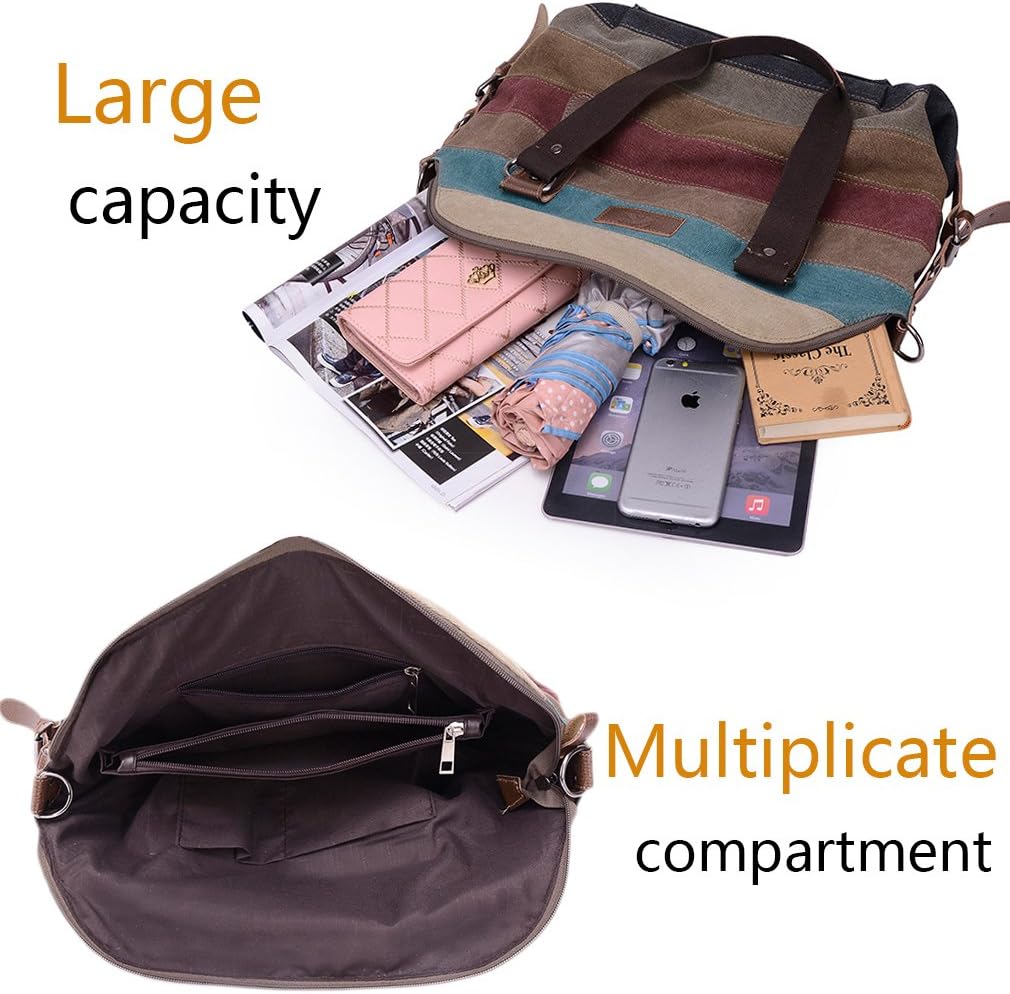 Thumbnail 4 de FreeMaster Canvas Hobo Tote Multi-Colour