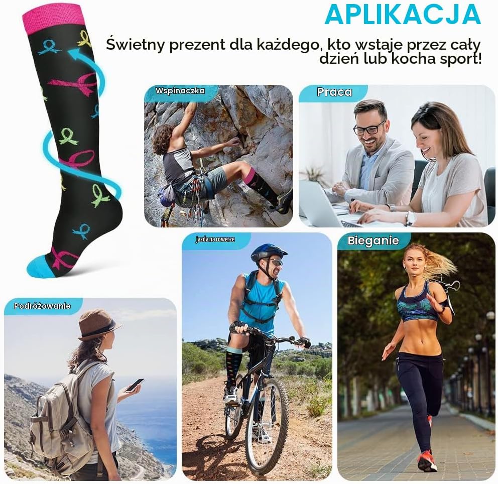 Thumbnail 6 de ACWOO B-L/XL skarpety uciskowe, 3 pary, kompresja 15–20 mmHg