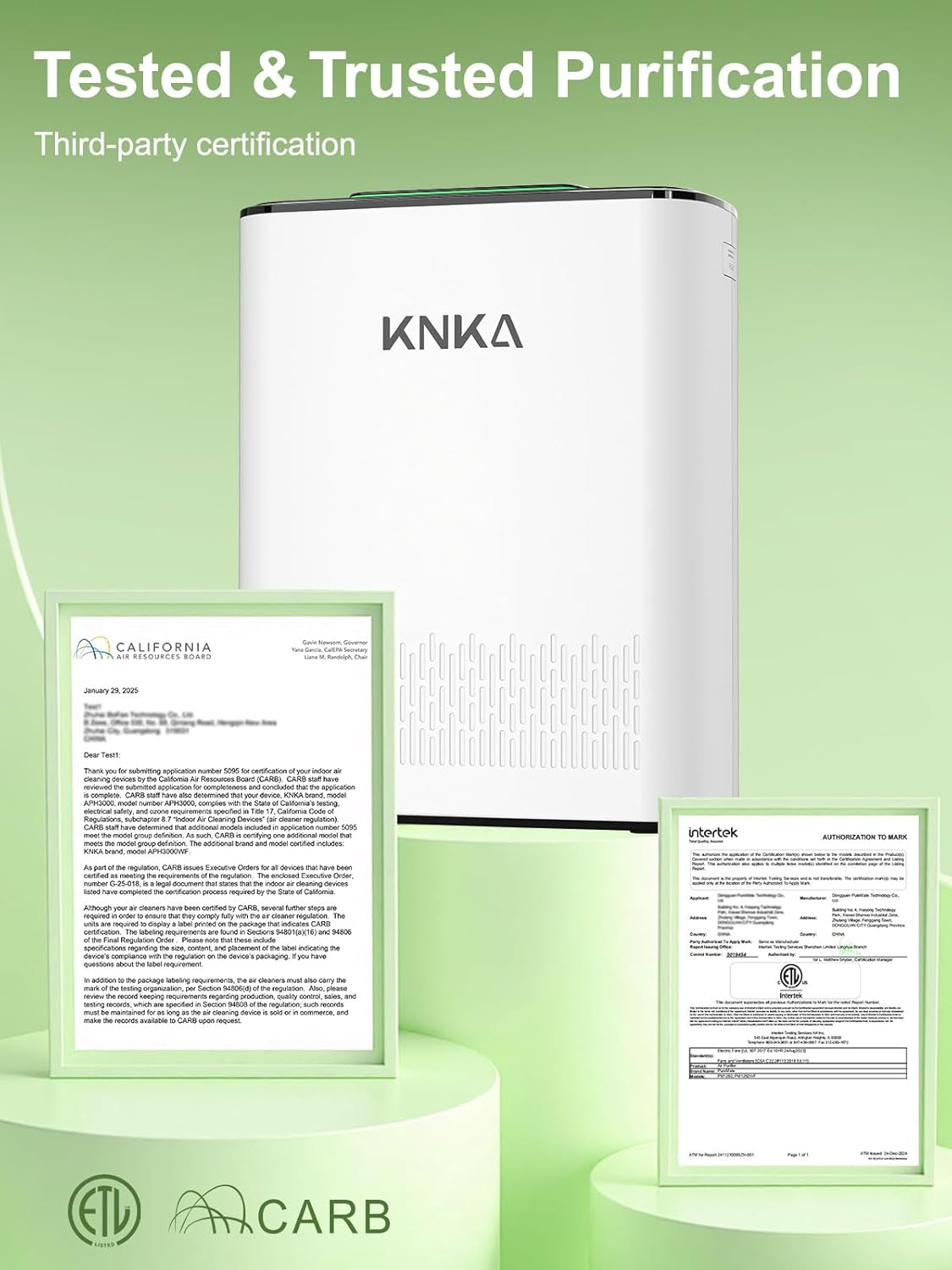 Thumbnail 5 de KNKA APH3000 Air Purifier for Large Rooms