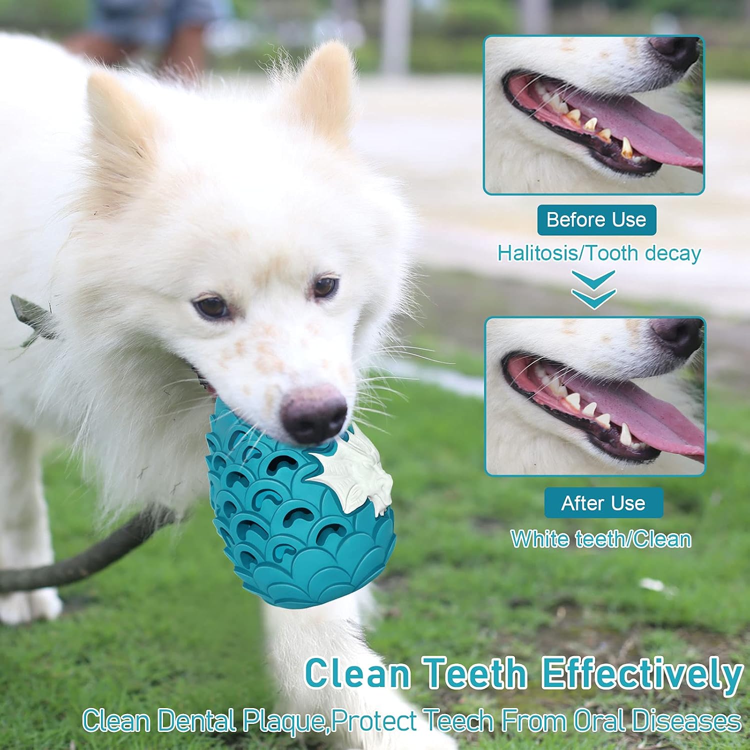 Thumbnail 3 de M.C.works Dragon Egg Dog Toy for Aggressive Chewers (Large Breeds) – Indestructible-Style Durable Rubber
