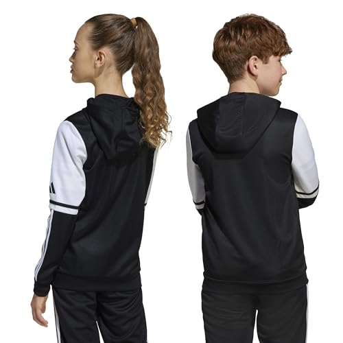 Thumbnail 4 de adidas SQUADRA25 Hoody Kids negro/blanco 5‑6 años