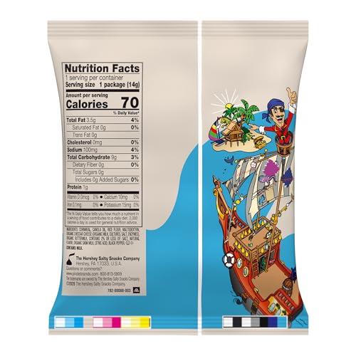Detalle 2 de Pirate's Booty Aged White Cheddar Cheese Puffs Bags (0.5 oz, 24 Count)