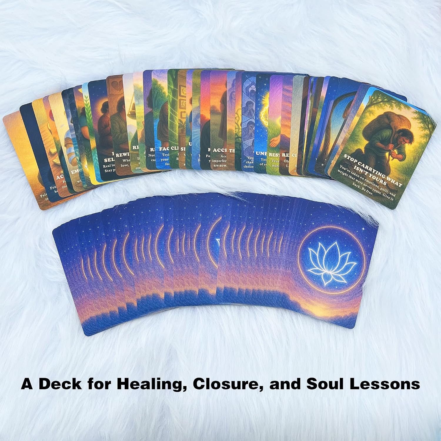Detalle 2 de DPEHAKMK Oracle Cards, 75-Card Deck
