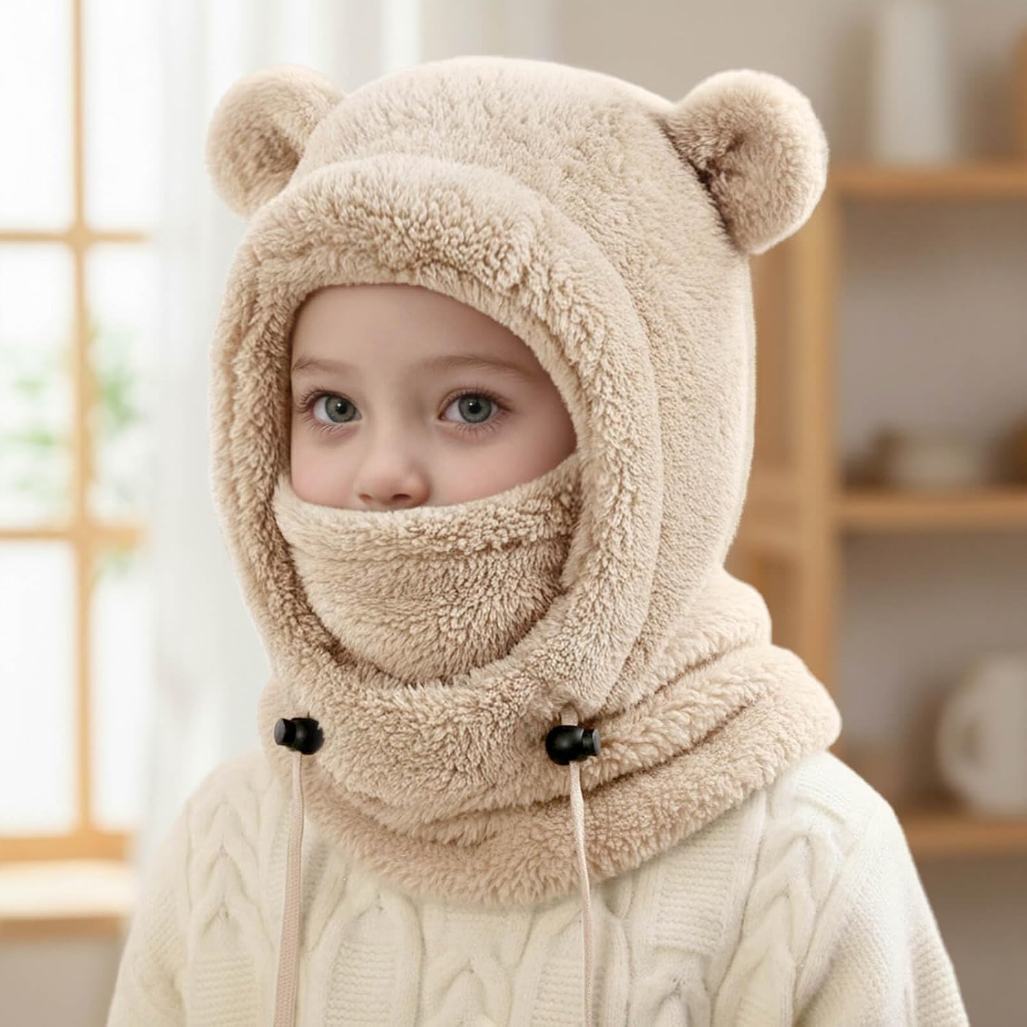Thumbnail 1 de DRESHOW Thermische Sturmhaube Kinder – winddichte Fleece-Balaclava für 3–10 Jahre
