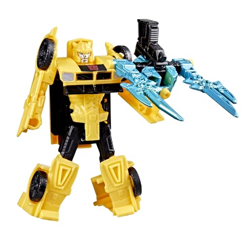 Detalle de Hasbro Transformers Cyberworld Bumblebee, figura 2 en 1
