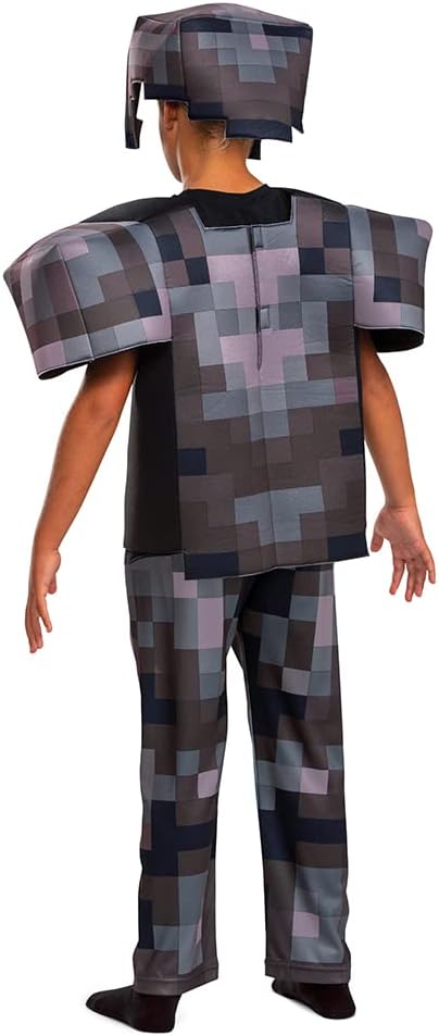 Detalle 2 de Disguise Minecraft Nether Armor Costume for Kids, Small (4-6), Polyester