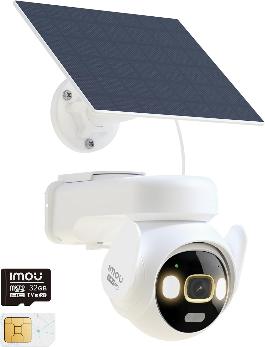Detalle de Imou 4K 8MP con 4G LTE e pannello solare: telecamera esterna senza fili