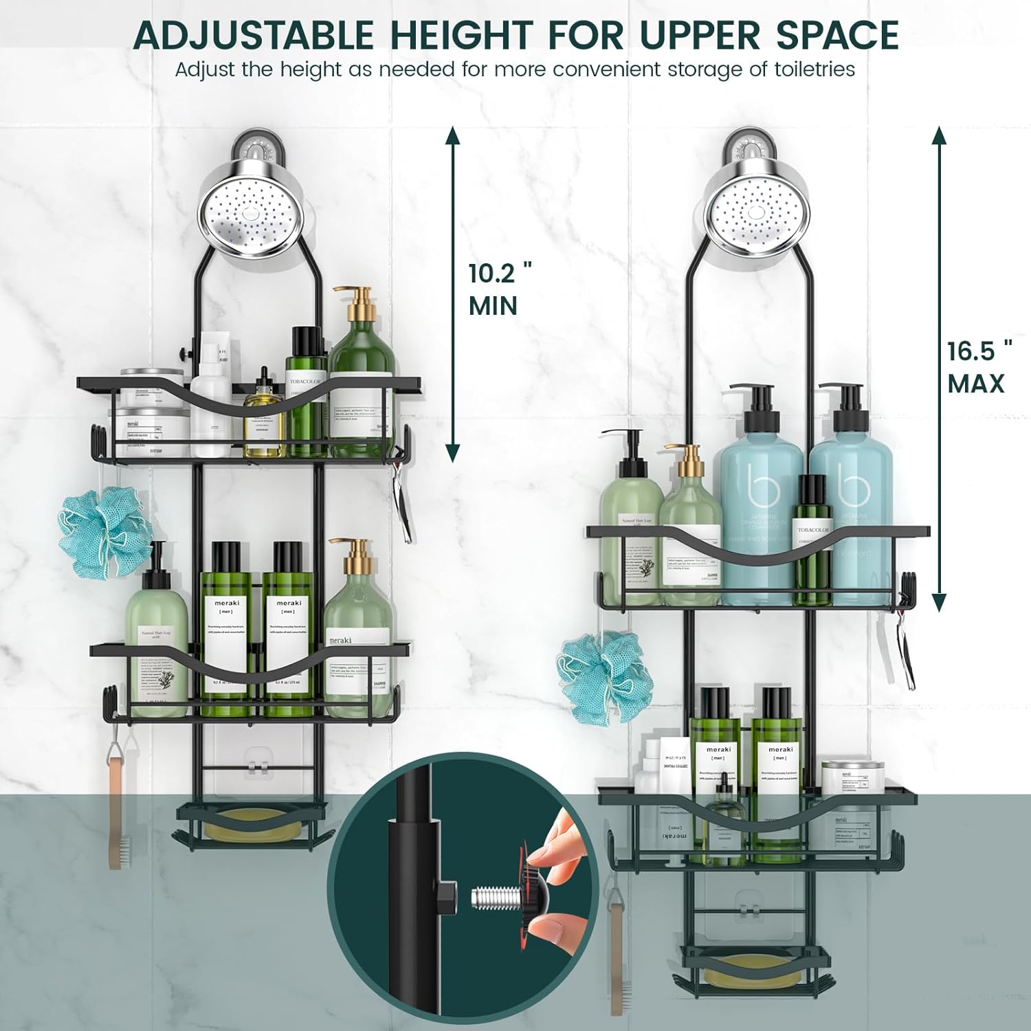 Detalle 2 de REINHARDT Shower Caddy, Extra Long