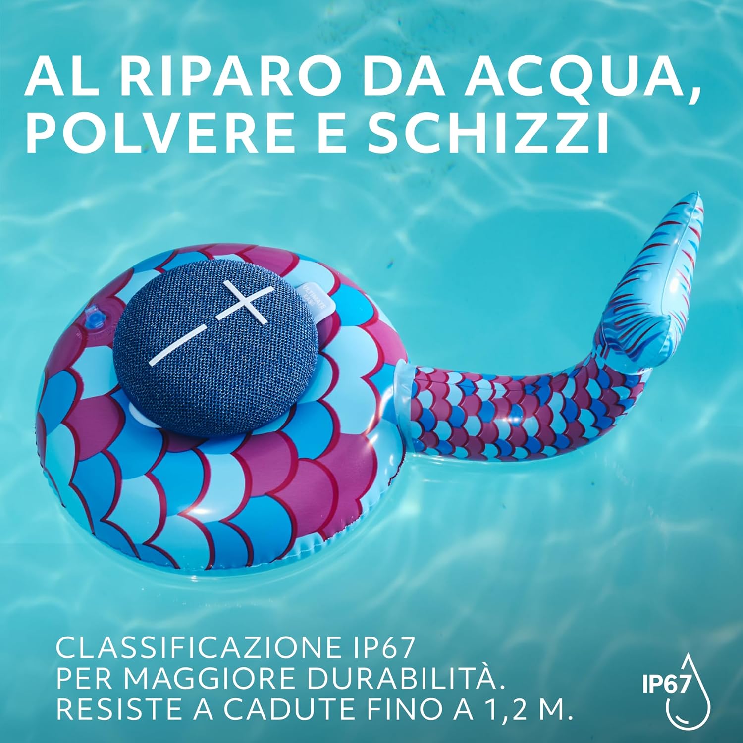 Thumbnail 3 de Ultimate Ears MINIROLL altoparlante Bluetooth impermeabile ultra-compatto IP67 (blu)