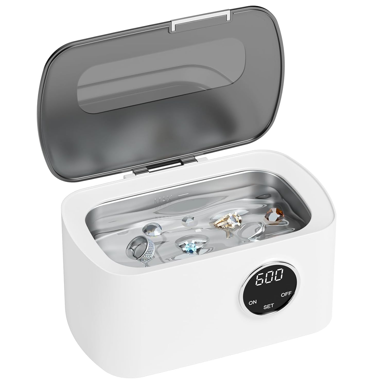 Nettoyeur Ultrasons 600ML pour bijoux lunettes montres