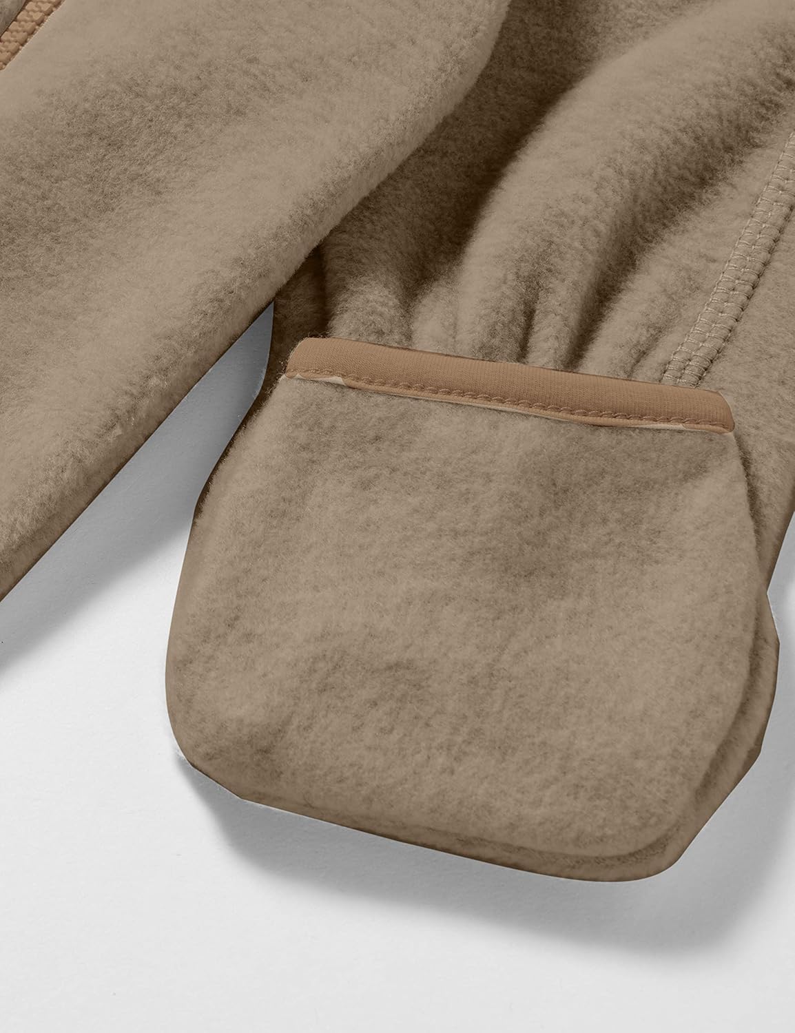 Thumbnail 3 de Sterntaler Kinder-Overall aus Microfleece mit Reißverschluss und Hand-/Fußstulpen (Größe 68, Braun mel)