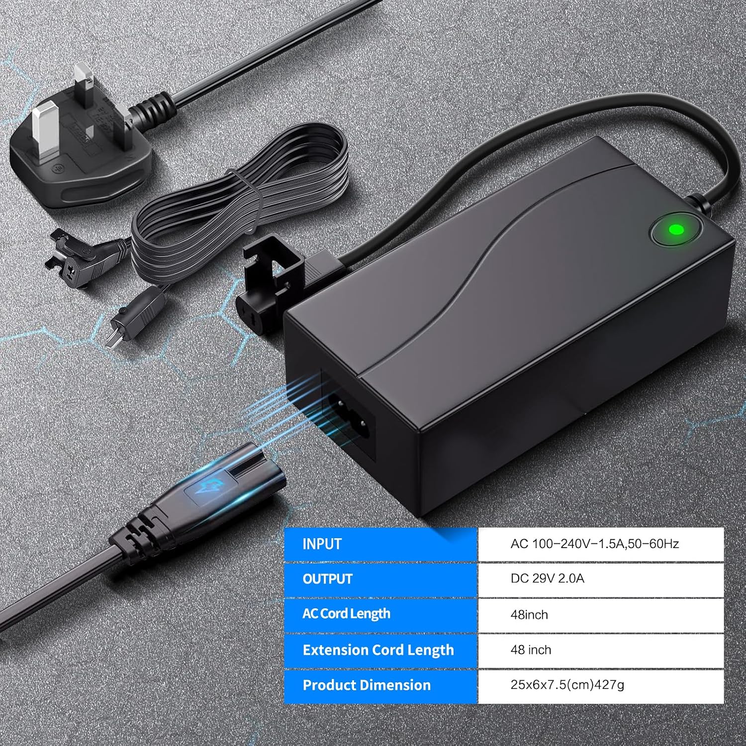 Detalle 2 de Universal Power Recliner Adapter 29V 2A