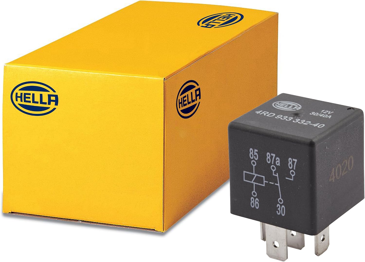 Detalle 2 de Relais HELLA 12 V, 5 pôles – inverseur (réf. 4RD 933 332-401)