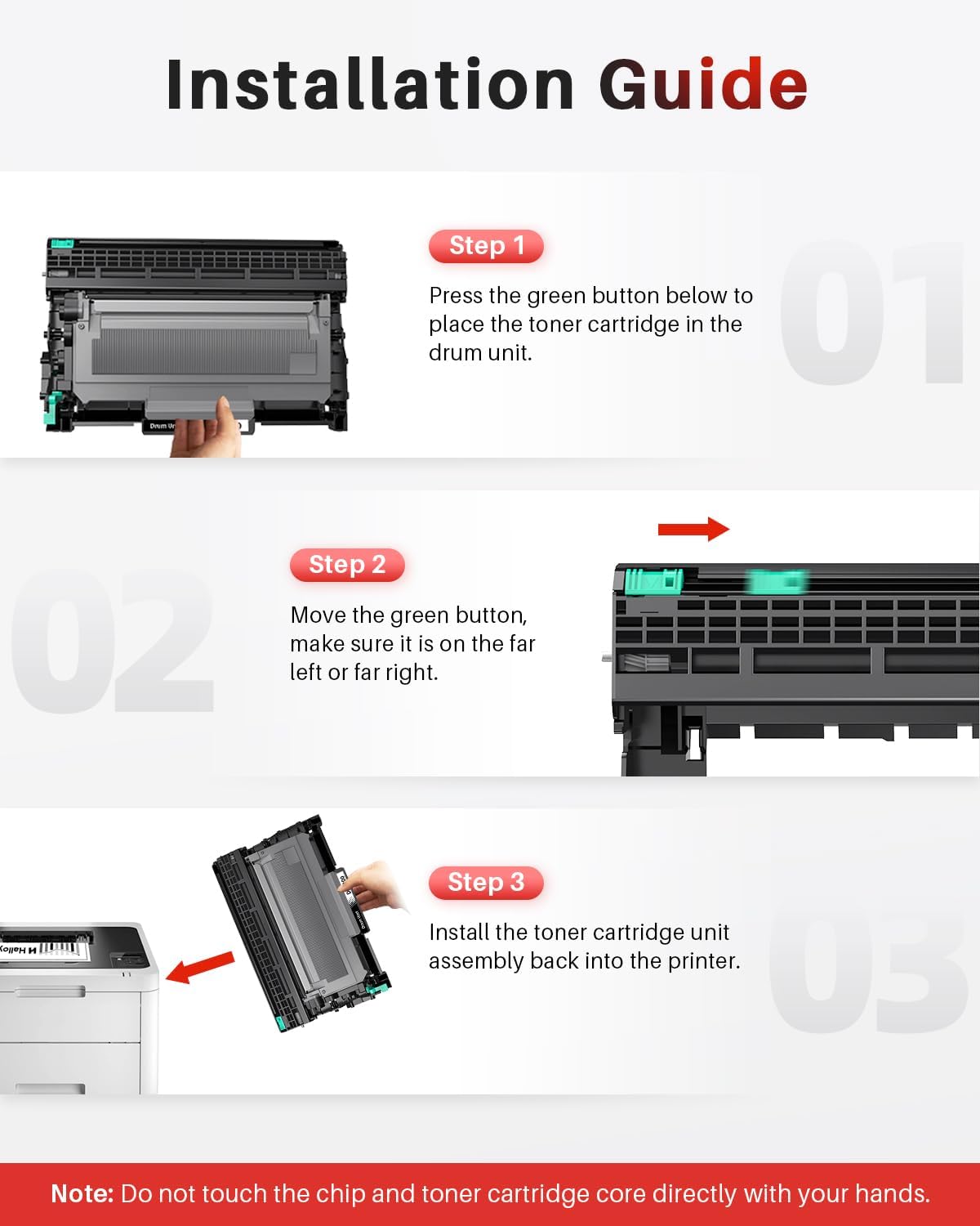 Thumbnail 5 de Halloya DR2100 Tambour compatible 12 000 pages