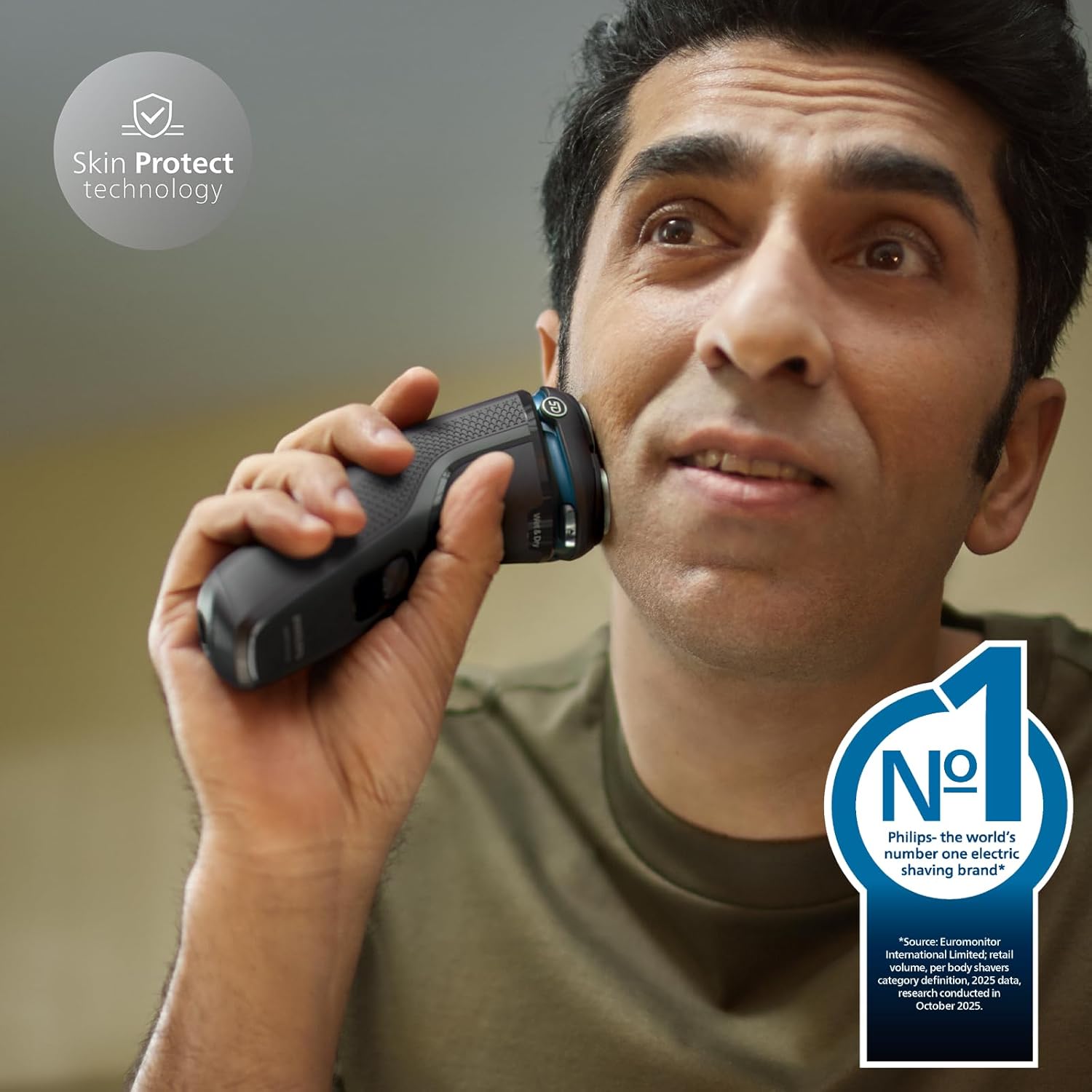 Thumbnail 1 de Philips Shaver Series 3000 S3145/00 – elektrischer Herrenrasierer für Nass- & Trockenrasur mit SkinProtect