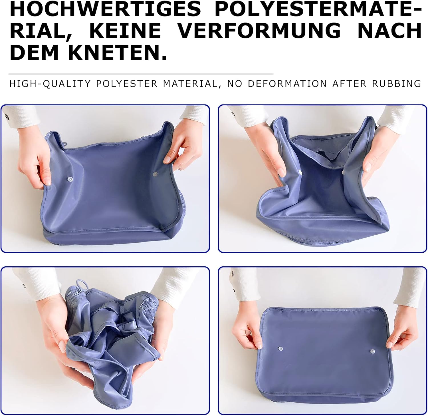 Thumbnail 5 de BillyBath Koffer Organizer Set – 8-teiliges Packing Cubes Reise-Organizer Set Navy