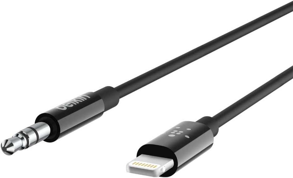 Thumbnail 1 de Belkin Câble Lightning 3,5 mm de 0,9 m (MFi) – noir
