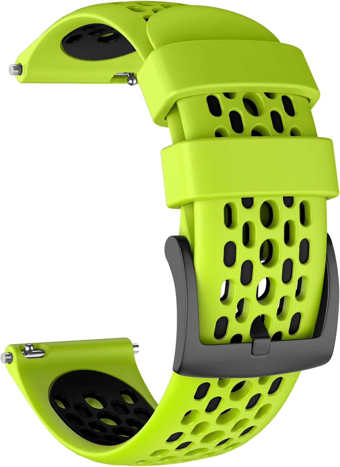 Detalle 2 de OVERSTEP 22mm Silicone Watch Strap for Garmin and Samsung/Gear S3 – Comfort Fit 6.7–8.7 Inch