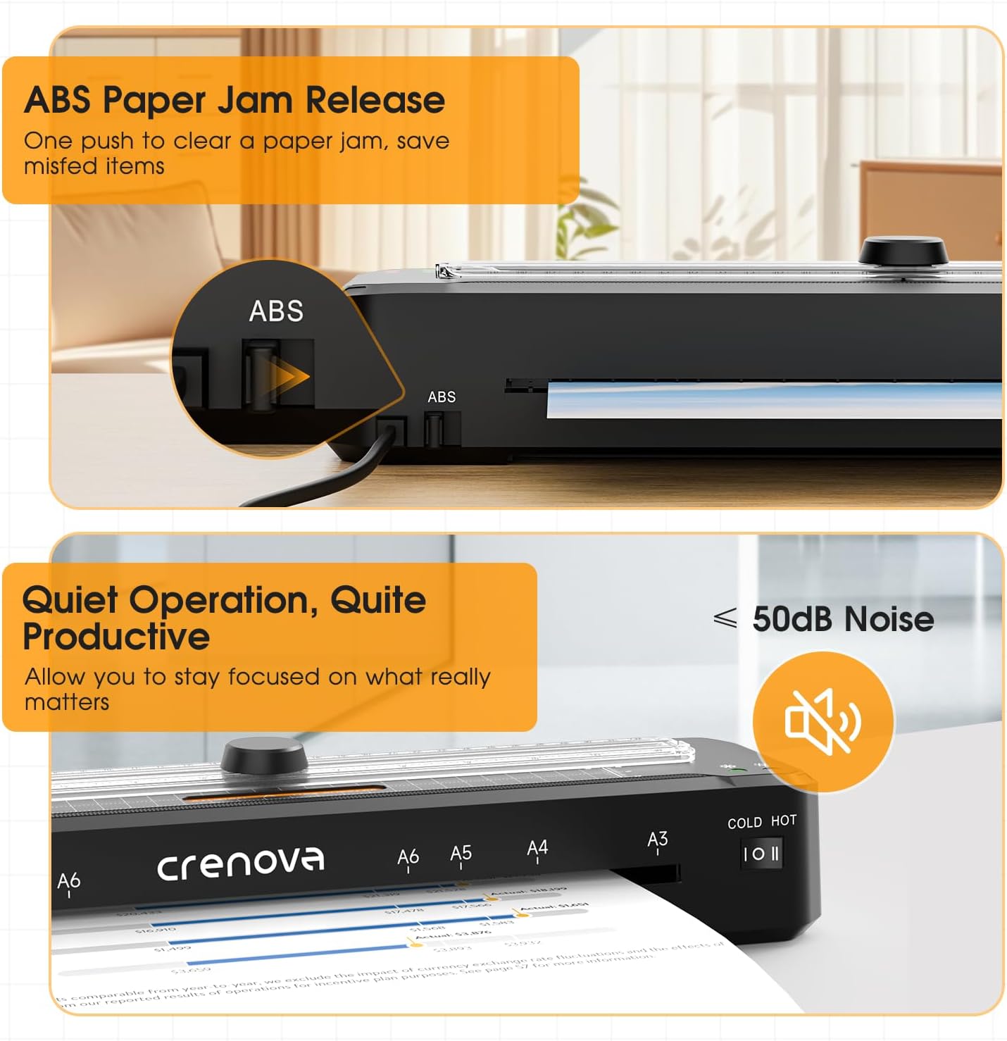 Detalle de Crenova Laminator A3