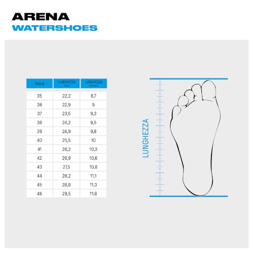 Detalle 2 de Arena Scarpe Unisex Multiuso TTE per Sport Acquatici – Scarpe Mare e Spiaggia Leggere, con Suola Adesiva e asciugatura rapida