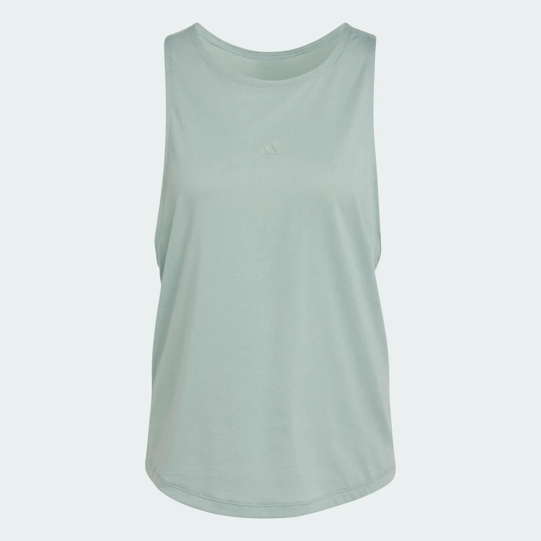 Thumbnail 3 de Adidas Yoga Essentials, camiseta de tirantes verde