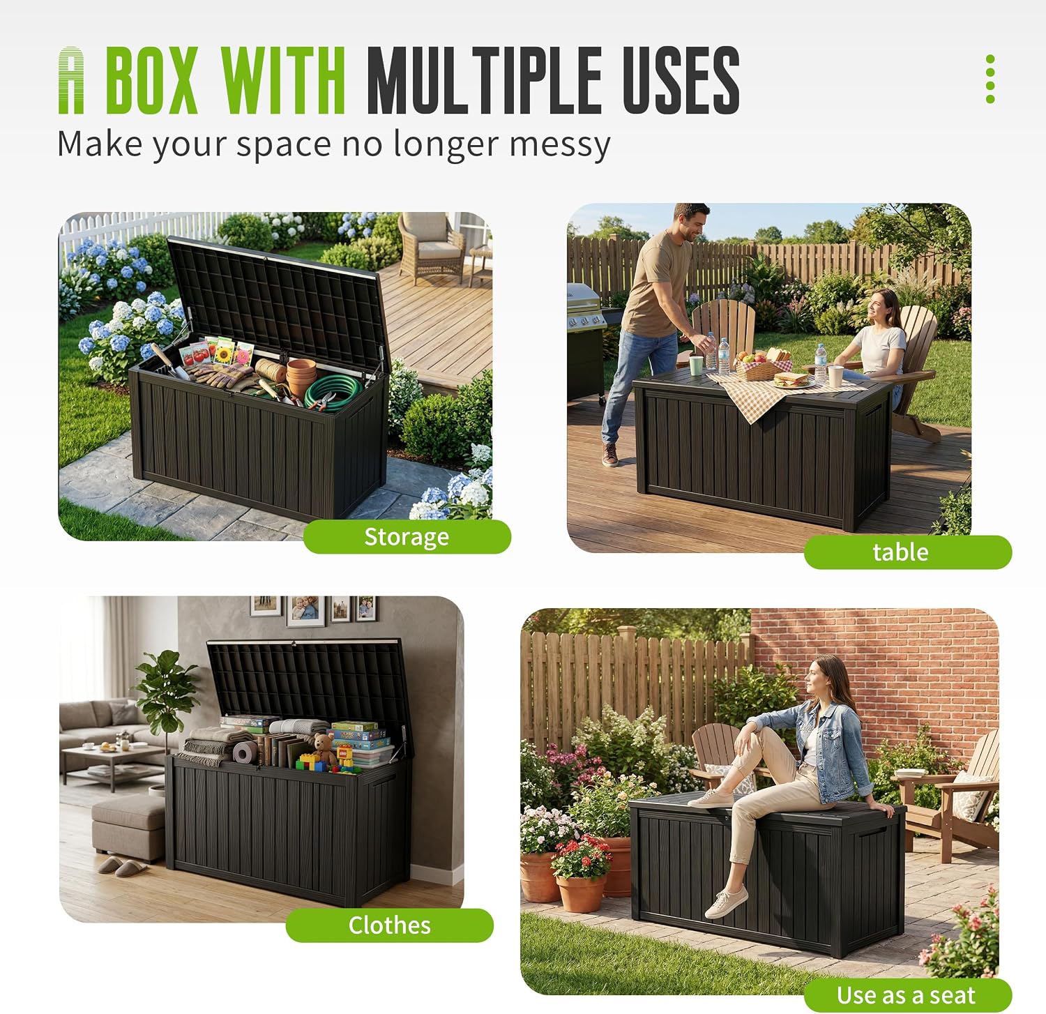 Thumbnail 6 de DRATO Outdoor Storage Box 325 Gallon