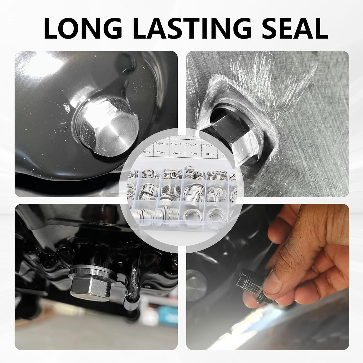 Thumbnail 6 de Car oil drain plug gasket kit, 540 pieces