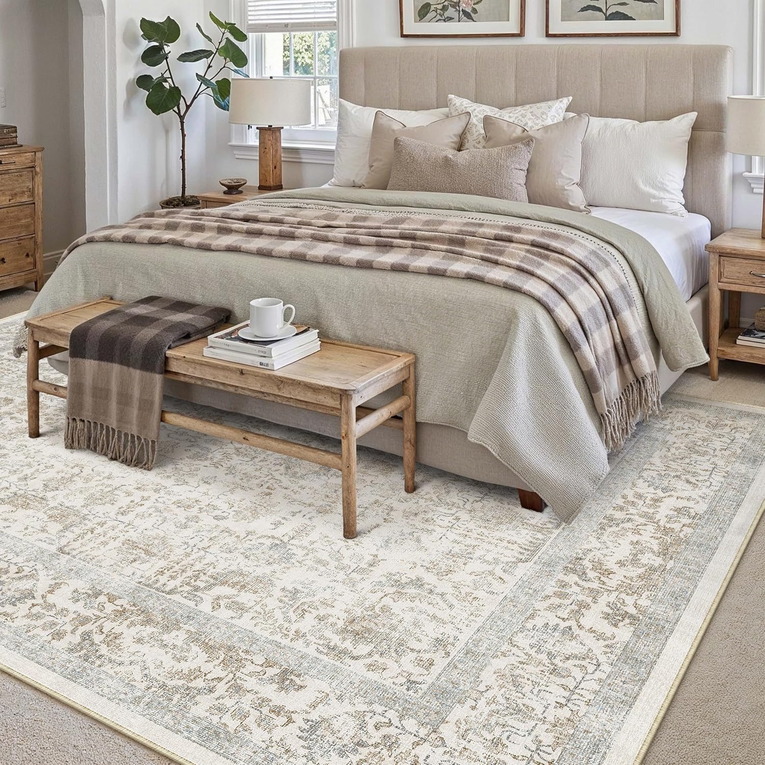 Detalle 2 de HUGEAR Vintage Taupe Teppich 240x300 cm