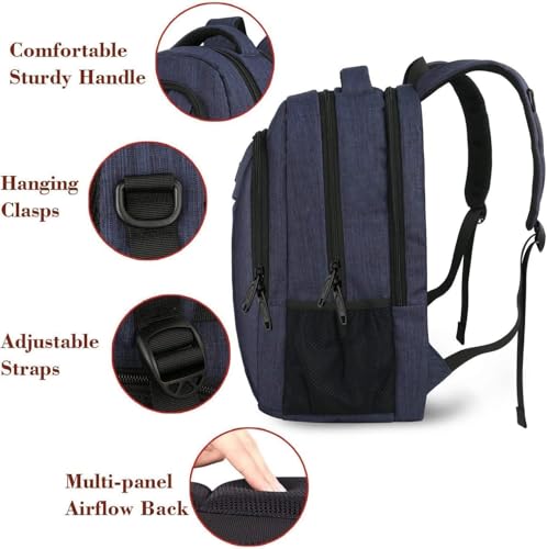Thumbnail 1 de MATEIN Travel Laptop Backpack 15.6" Slim Rucksack – Practical Everyday Carrier