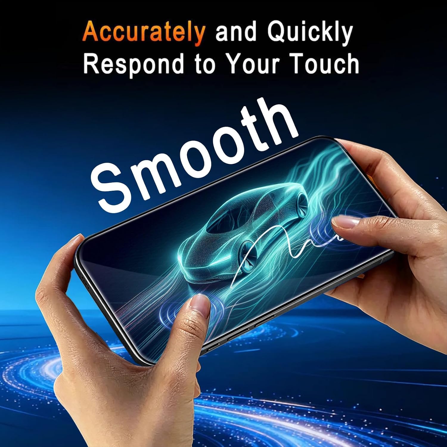 Thumbnail 6 de TZGZT 3 Pack Tempered Glass Screen Protector for iPhone 16 — Shatterproof, 1:1 Coverage, and Lens Protectors