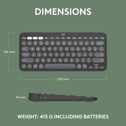 Thumbnail 9 de Logitech Pebble Keys 2 K380s: Multi-Device Bluetooth Keyboard
