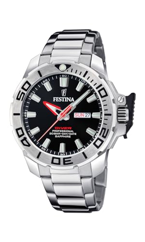 Detalle de Festina reloj analógico de acero inoxidable 316L