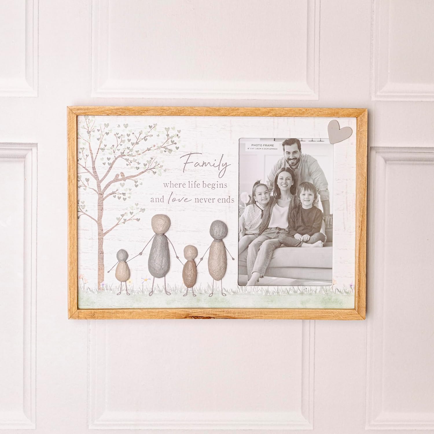 Thumbnail 1 de Marco Paul Newborn and Baby Scan Photo Frames – 3 Aperture Wooden Keepsake