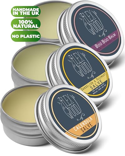 Thumbnail 1 de The Ilex Wood set de regalo de bálsamo herbal vegano para irritaciones (3 x 100 ml)