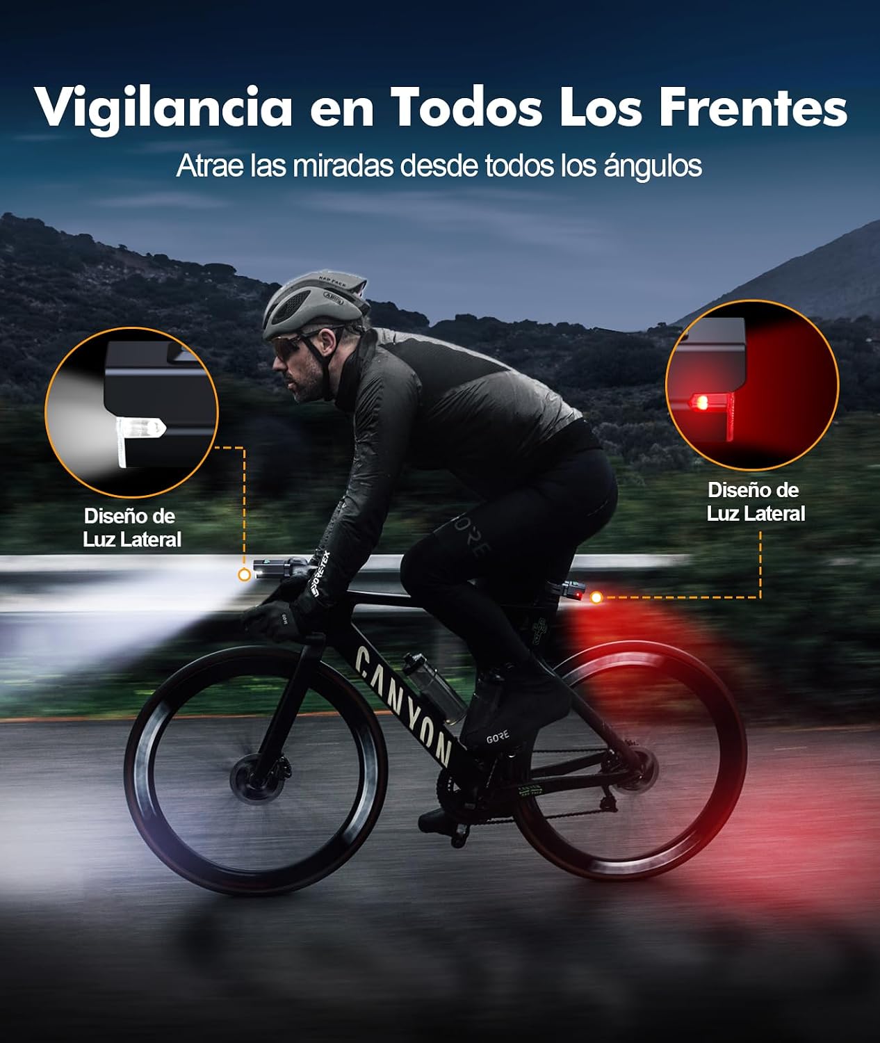 Thumbnail 3 de CIRYCASE Luces Bicicleta LED Delantera y Trasera