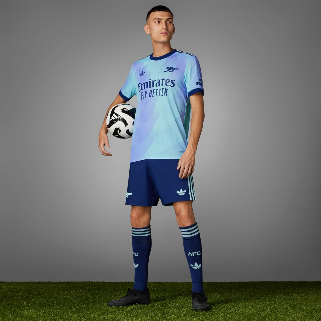 Detalle 2 de Arsenal 24/25 camiseta tercera equipación azul
