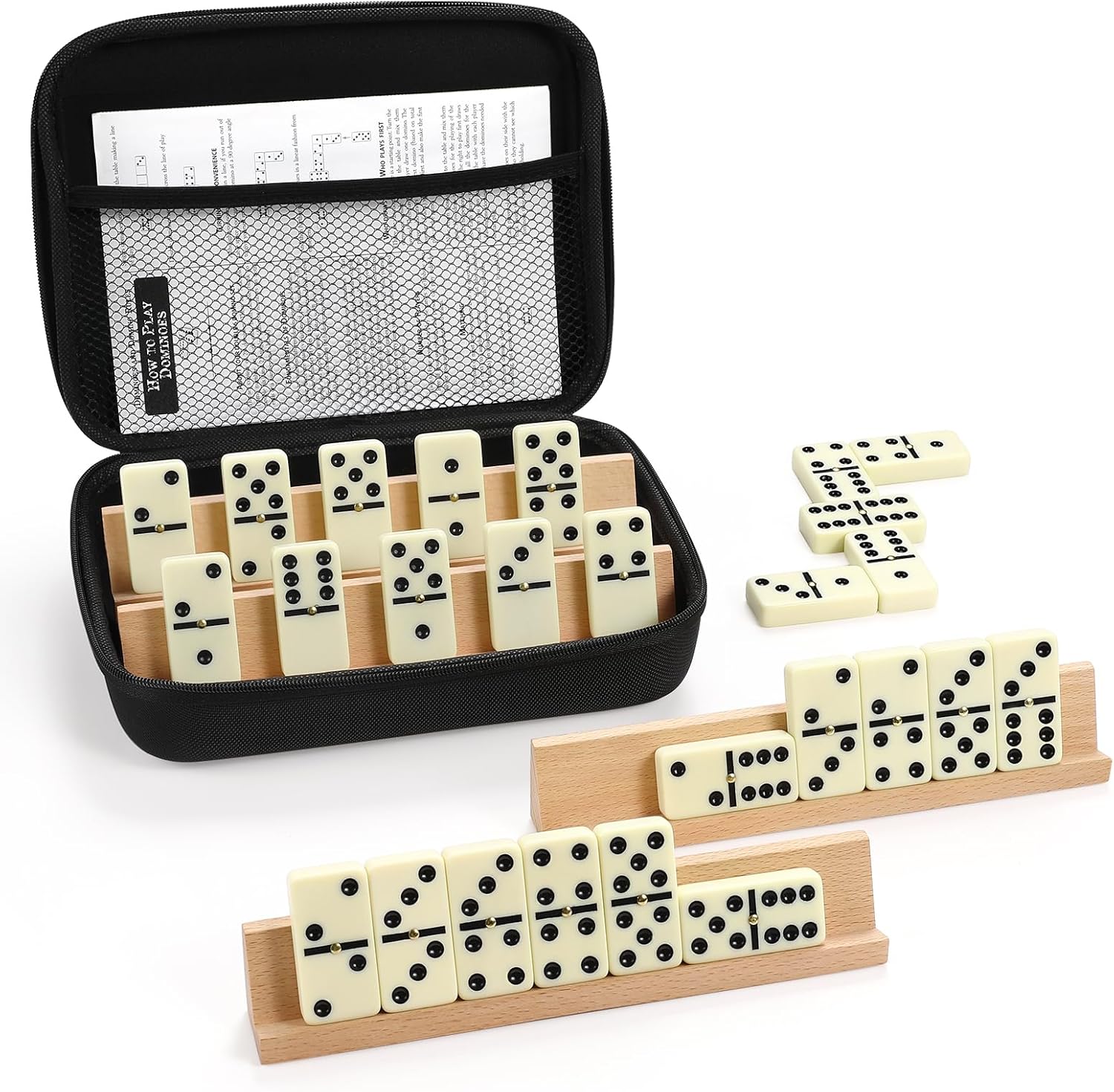 Detalle de Jumbo Dominoes Set 28 Tiles ๐ฒ