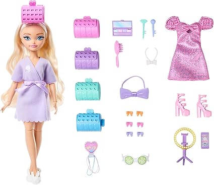 Barbie Malibu Dream Get Ready con accesorios y 15 looks 🎀