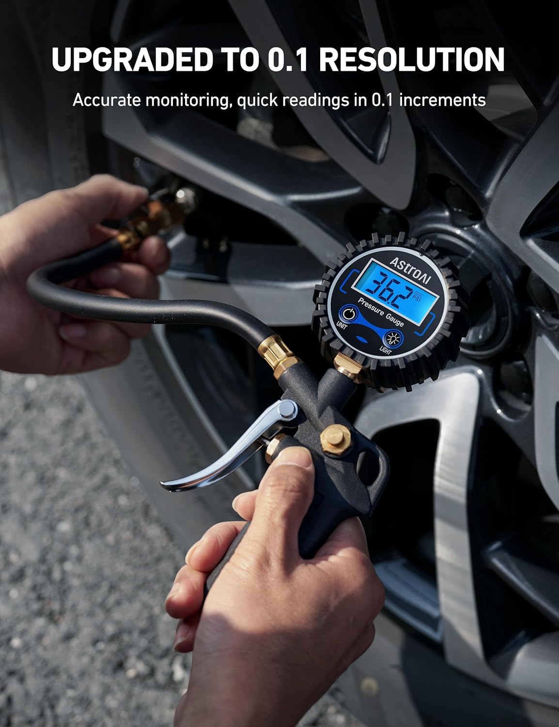 Thumbnail 4 de AstroAI Digital Tire Pressure Gauge 3-250 PSI 📏