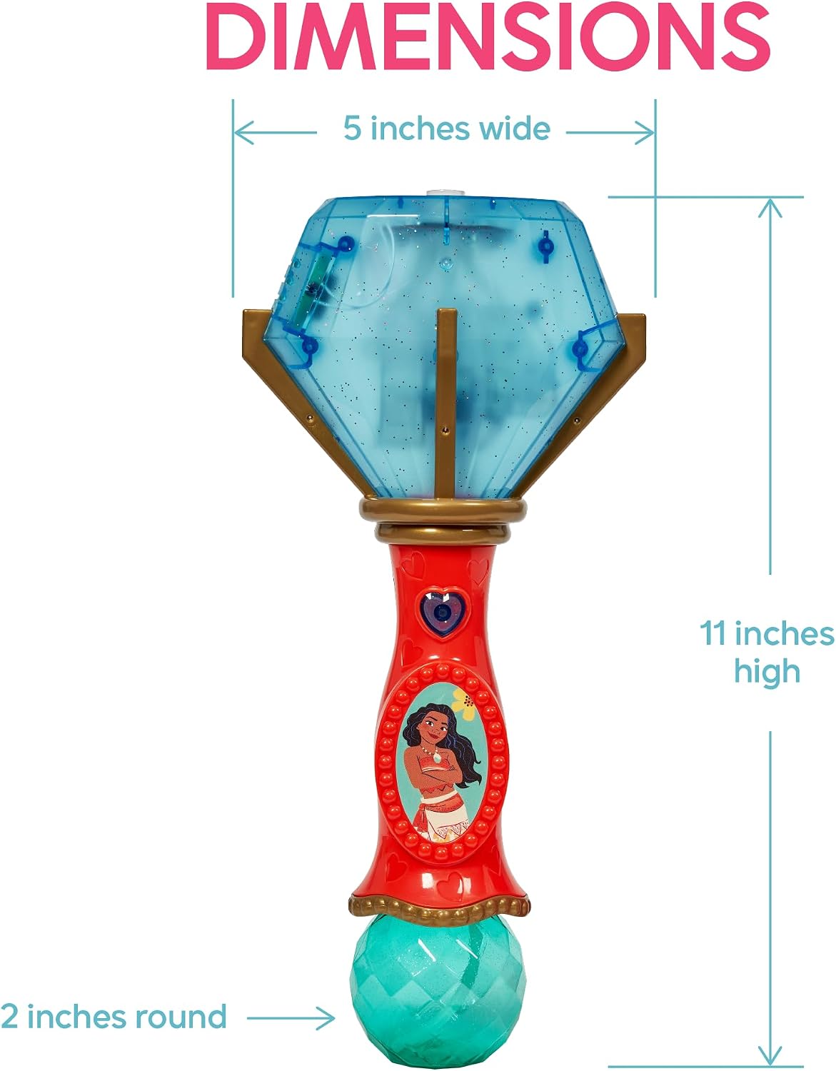 Thumbnail 3 de Little Kids Disney Princess Moana Bubble Wand