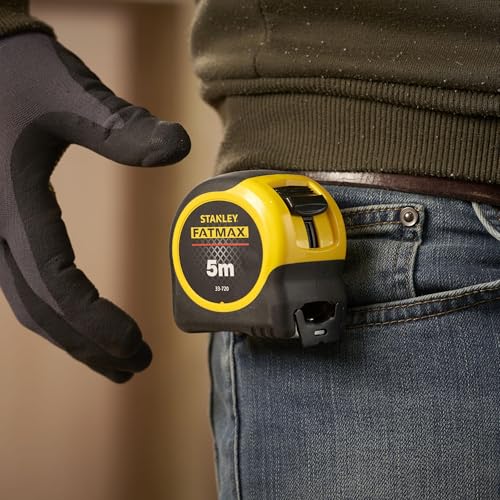 Detalle 1 de STANLEY FATMAX Mètre à Ruban 5 M – Ruban ultra épais 0,13 mm avec Blade Armor et Mylar