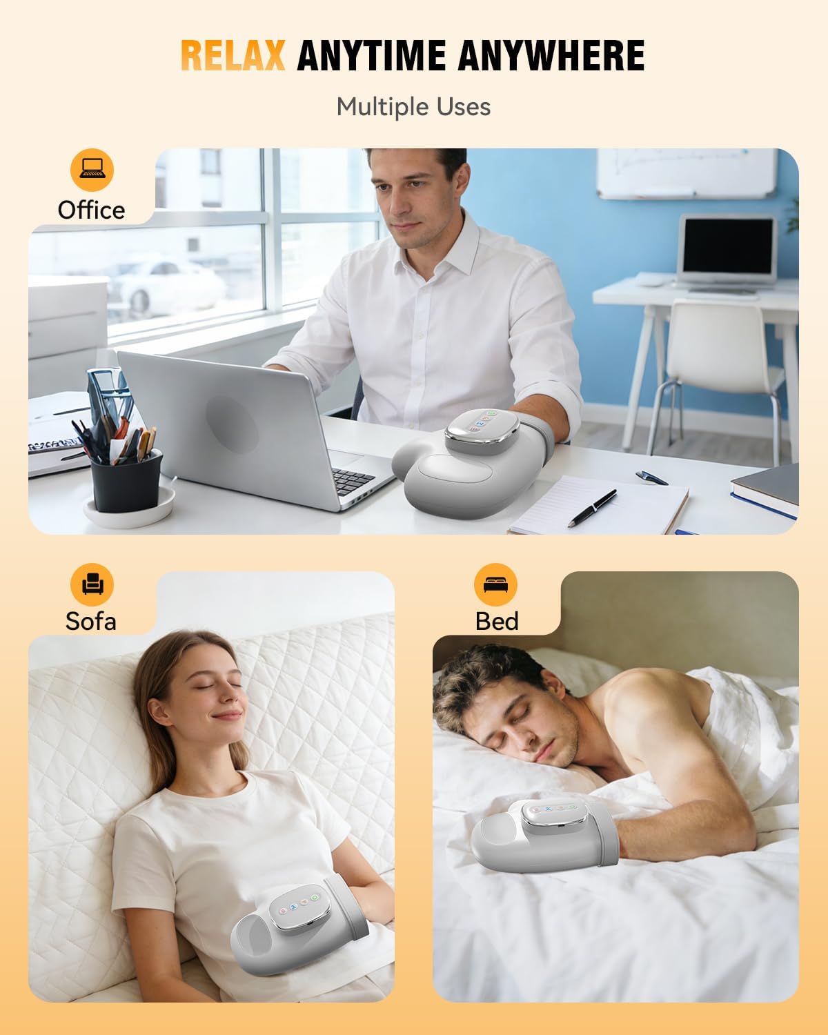 Thumbnail 6 de MLotapz Cordless Hand Massager with Heat, Compression, and 3 Modes