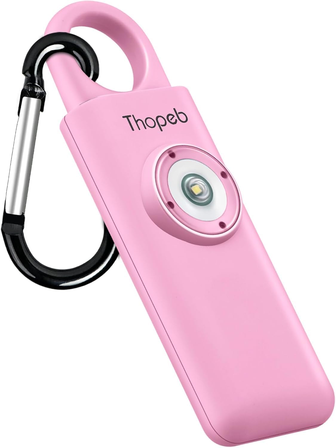Detalle de Der Original Persönlicher Alarm für Frauen – Selbstverteidigungs-Schlüsselanhänger mit 130 dB Sirene (Rosa)