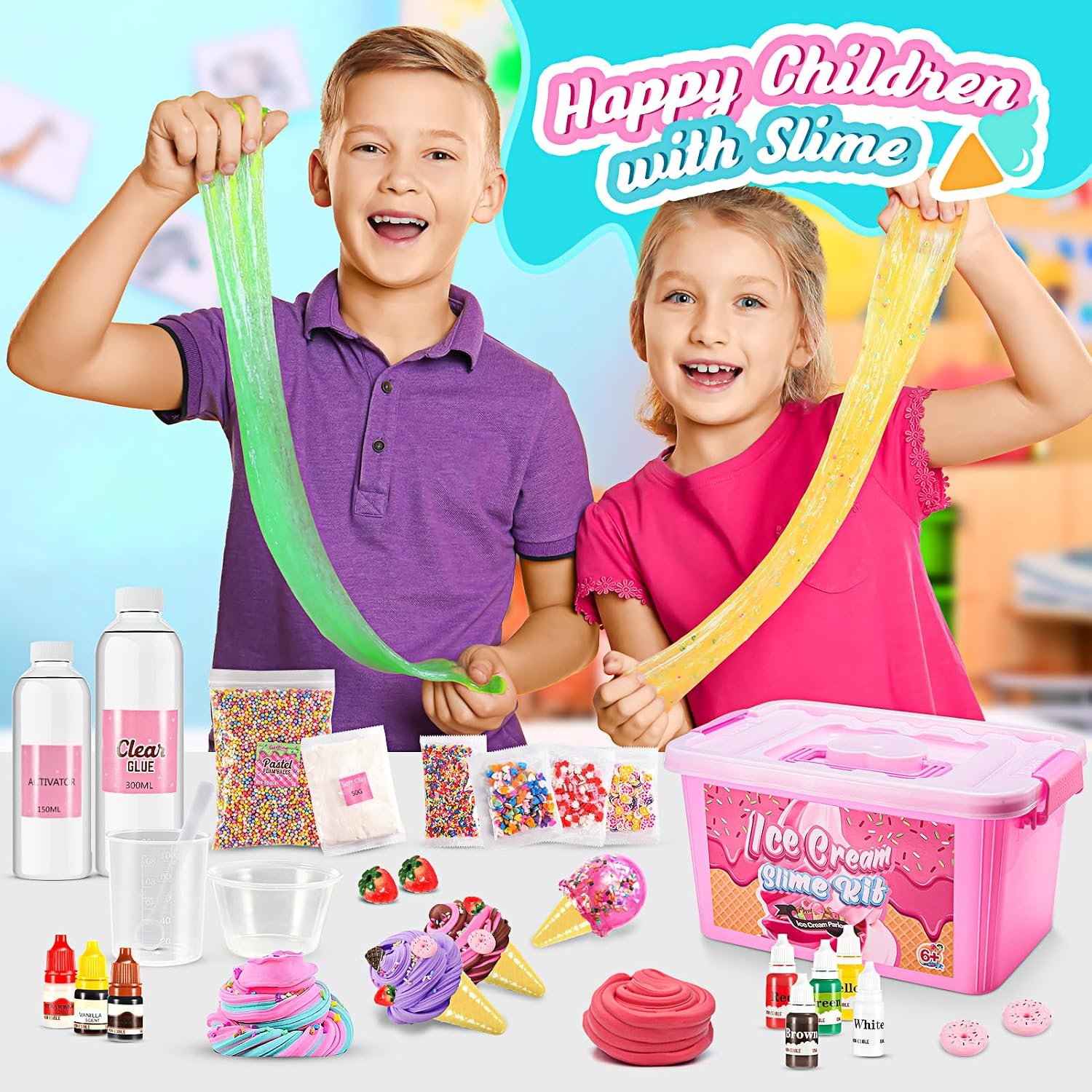 Detalle 2 de Veopoko Ice Cream Slime Kit