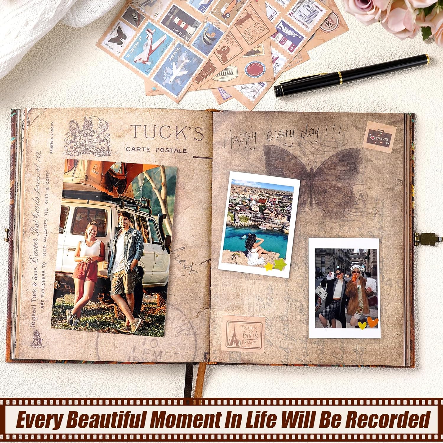 Thumbnail 6 de My Adventure Book Scrapbook – Álbum Retro para Viajes y Recuerdos 📖