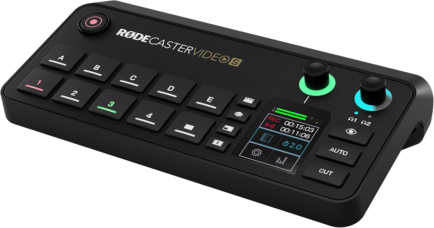 Detalle de RODE ロードキャスター ビデオ S RCVS HDMIビデオスイッチャー、1080p60・24GB内蔵