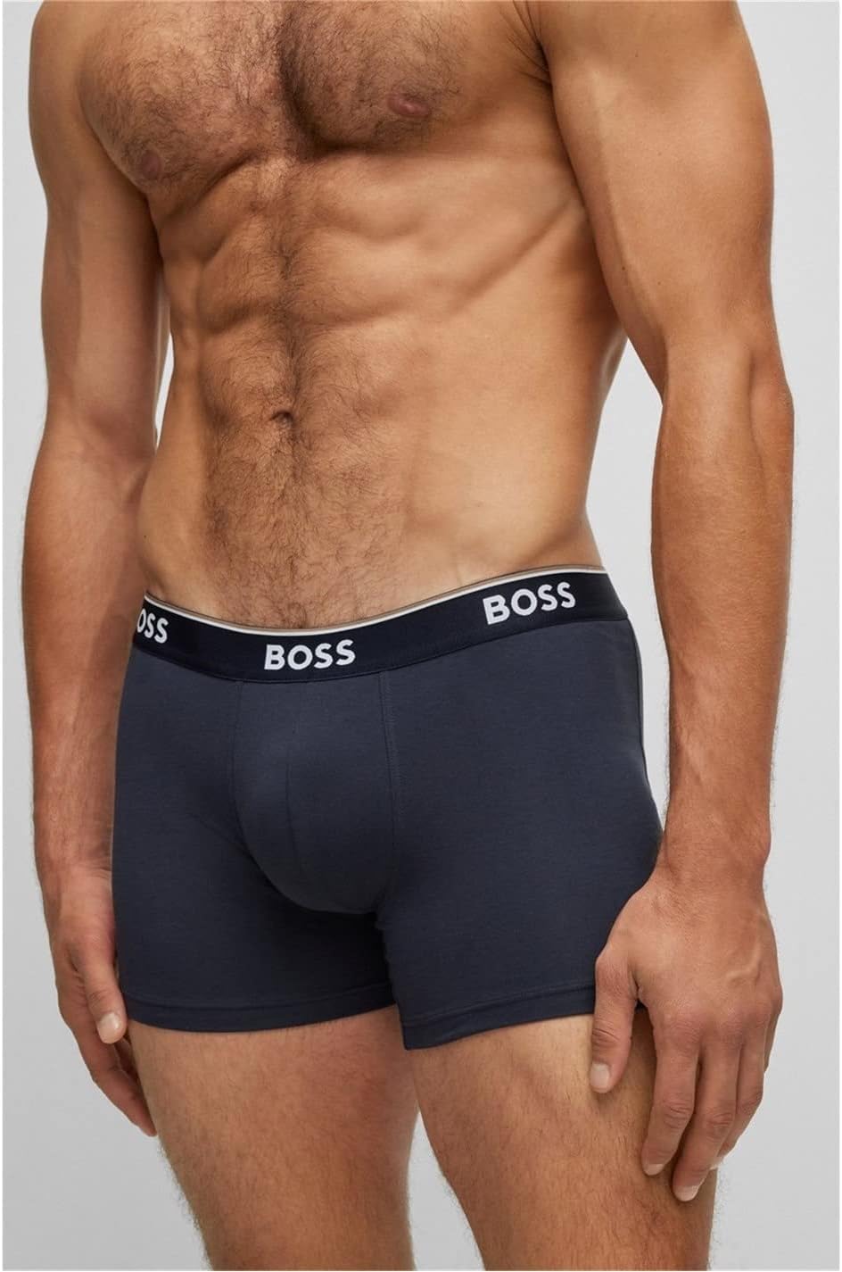 Thumbnail 2 de BOSS Boxer long en coton stretch – lot de 3 (Power Lot de Trois)