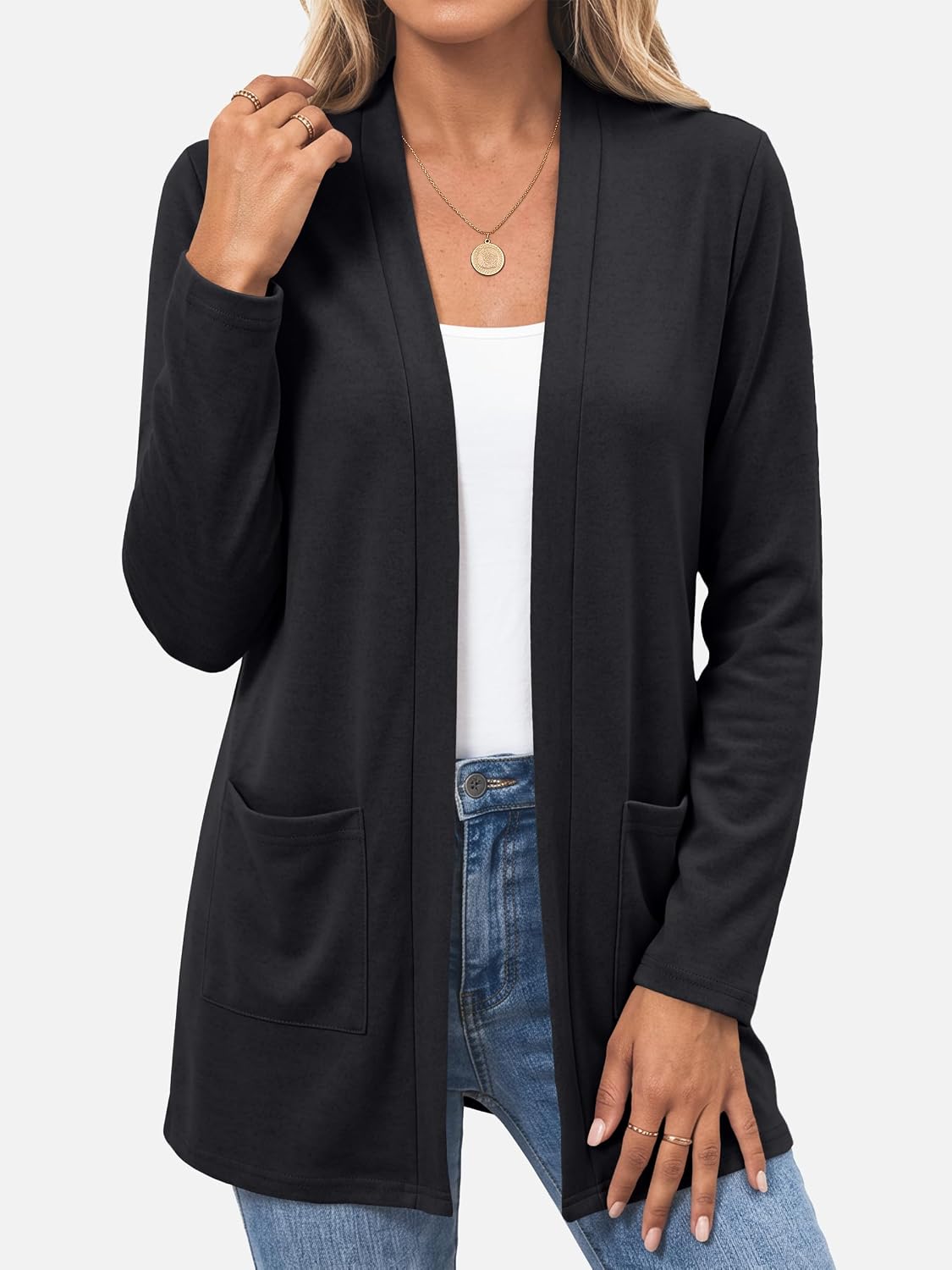 Detalle 2 de LILLUSORY Women's Lightweight Cardigan